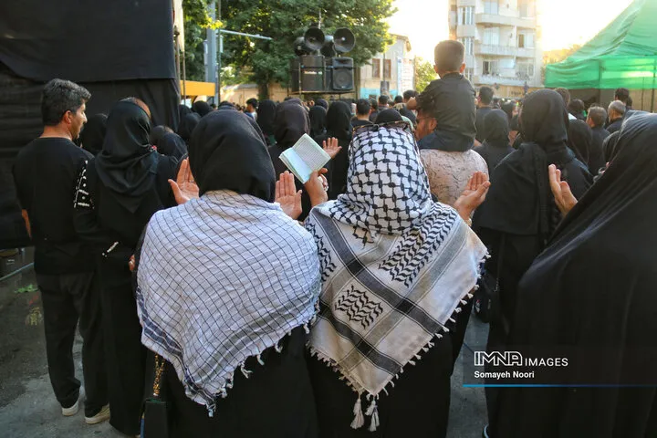 کرمانشاه در سوگ خیمه های سوخته کربلا