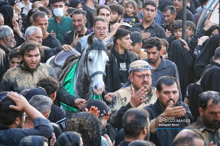 کرمانشاه در سوگ خیمه های سوخته کربلا