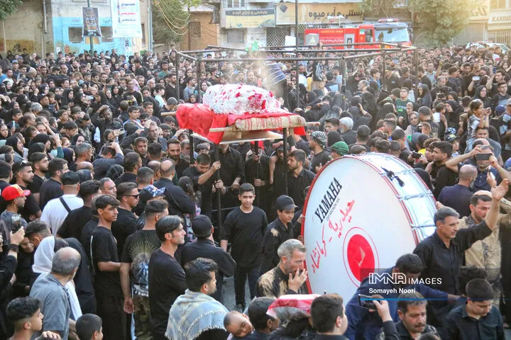 کرمانشاه در سوگ خیمه های سوخته کربلا