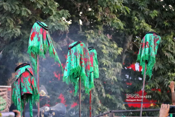 کرمانشاه در سوگ خیمه های سوخته کربلا
