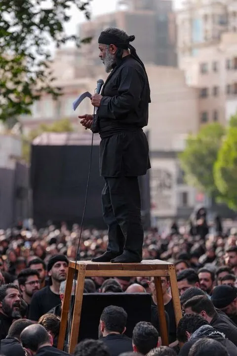 گزارش تصویری/ مراسم عزاداری و سوگواری محرم در هیأت رایه العباس