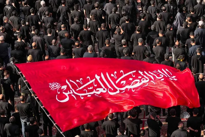 گزارش تصویری/ مراسم عزاداری و سوگواری محرم در هیأت رایه العباس