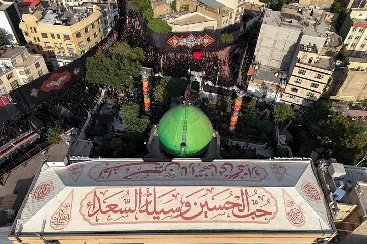 گزارش تصویری/ مراسم عزاداری و سوگواری محرم در هیأت رایه العباس