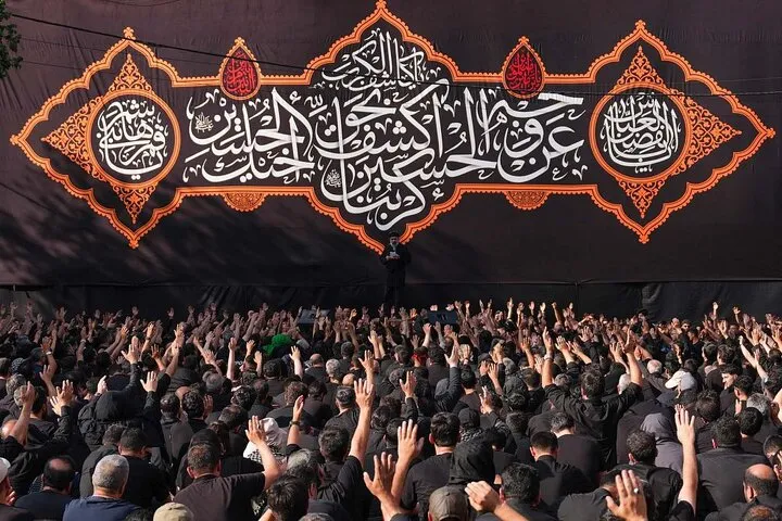 گزارش تصویری/ مراسم عزاداری و سوگواری محرم در هیأت رایه العباس