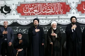 عکس جدید از مهدی کروبی بعد از رفع حصر/ سیدحسن خمینی و برادرش هم بودند